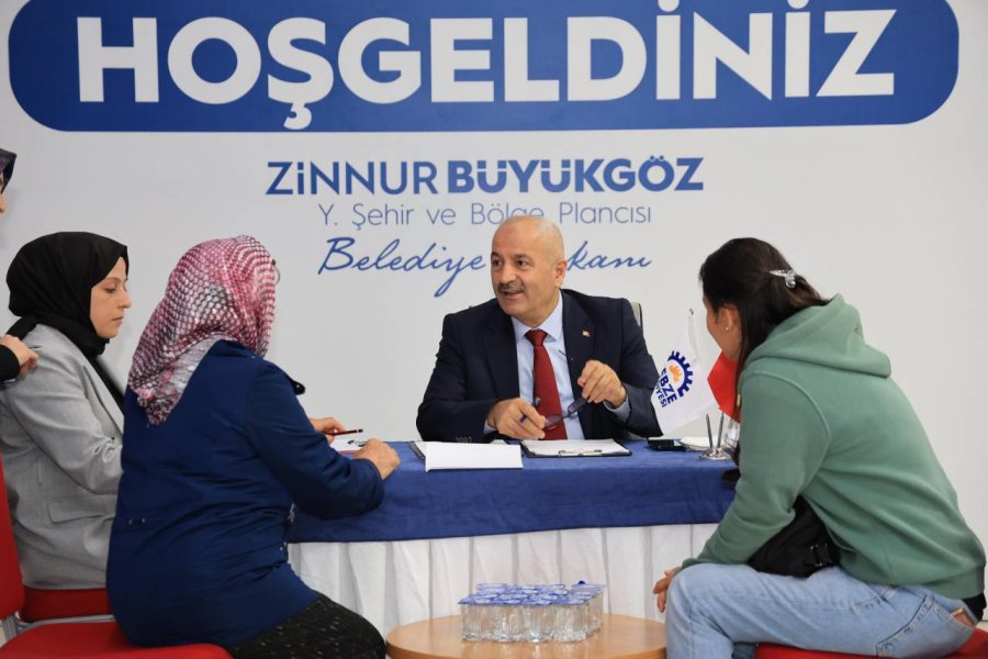 Başkan Büyükgöz hemşerilerini Halk Buluşmalarında Ağırlıyor