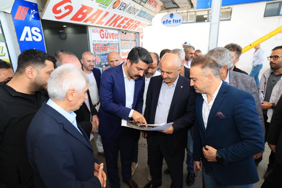 Başkan Büyükgöz’den terminal esnafına ziyaret