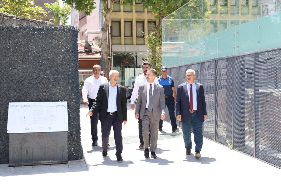 Başkan Büyükgöz Vali Aktaş’a projelerini yerinde tanıttı