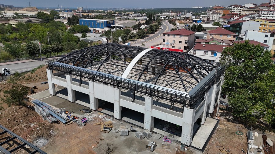 Beylikbağı Güzide Sosyal Tesisin İnşaatı Tüm Hızıyla Sürüyor