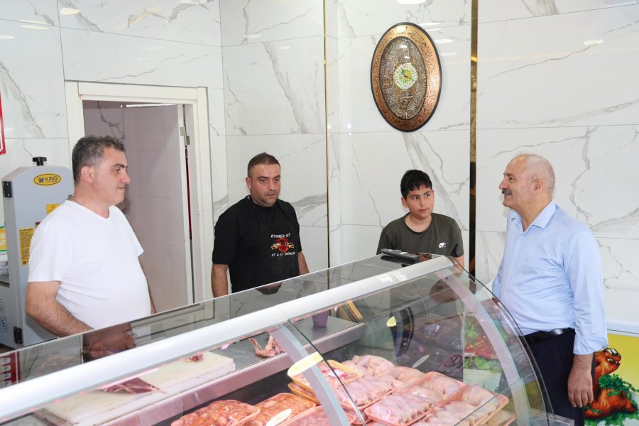 Beş Başkan Barış Mahallesi Esnafıyla Buluştu