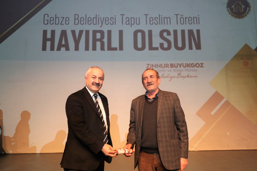 “Şehirci” Başkan Tapu Sorununu Bitiriyor