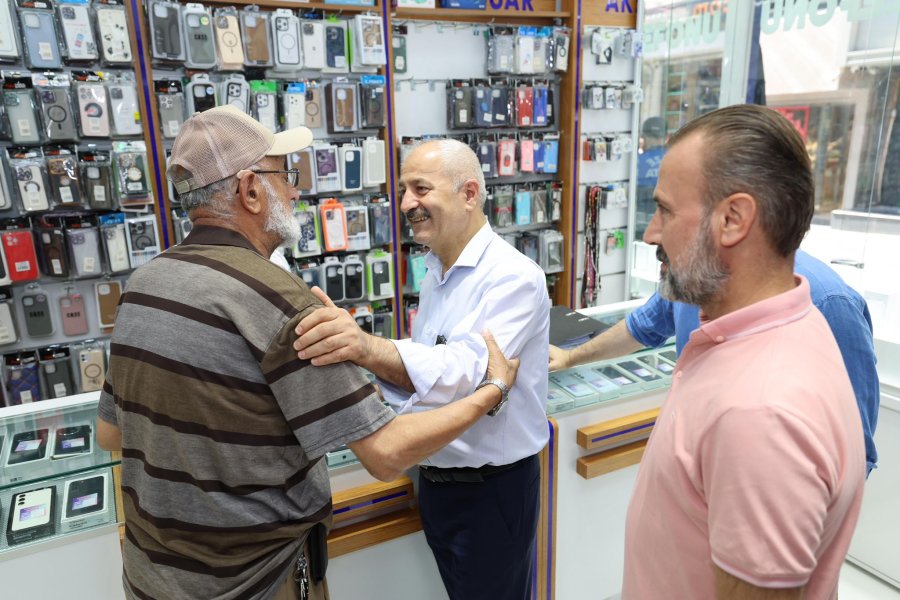 Başkan Büyükgöz Esnafla Buluştu