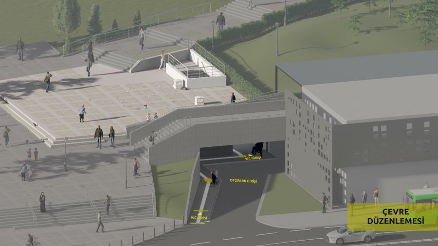 Kent Meydanındaki Önemli Çalışmanın Startı Verildi