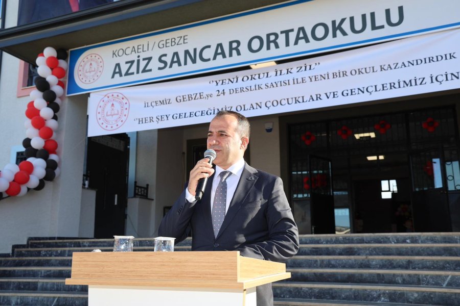 Aziz Sancar Ortaokulu Törenle Hizmete Açıldı