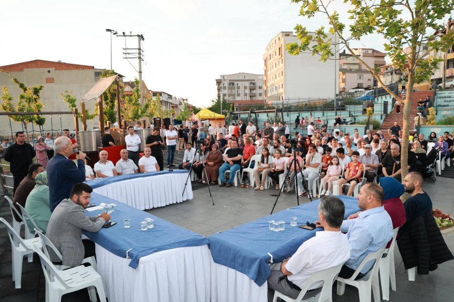 Vatandaş Soruyor, Başkan Cevaplıyor Karabağ Parkı’nda Yoğun Katılımla Gerçekleşti