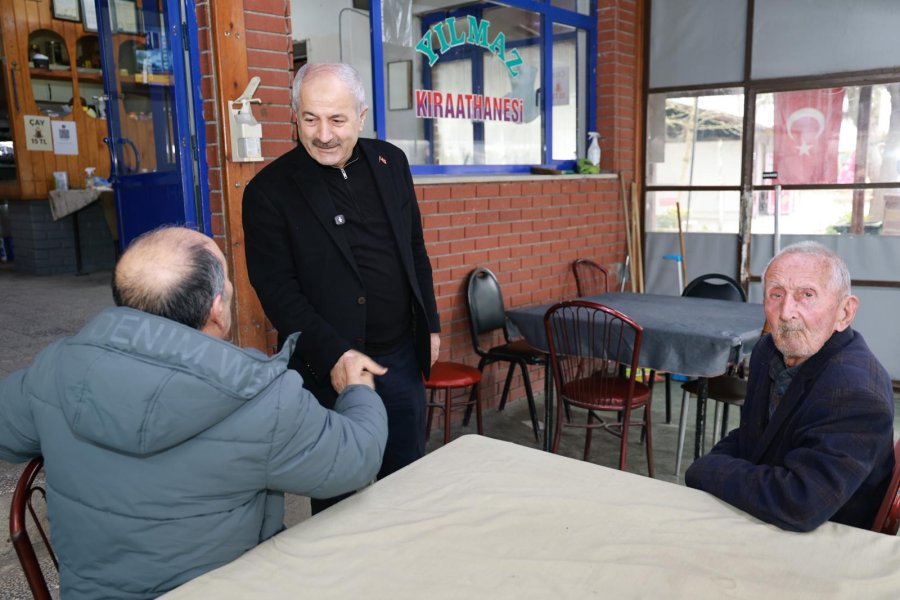 Başkan Büyükgöz Balçık Mahallesi Esnafını Ziyaret Etti