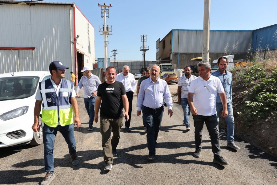 Başkan Büyükgöz Hafta Sonu Sahada Denetimde