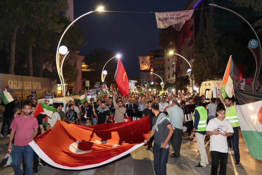 GEBZEDEN GAZZEYE DESTEK YÜRÜYÜŞÜ