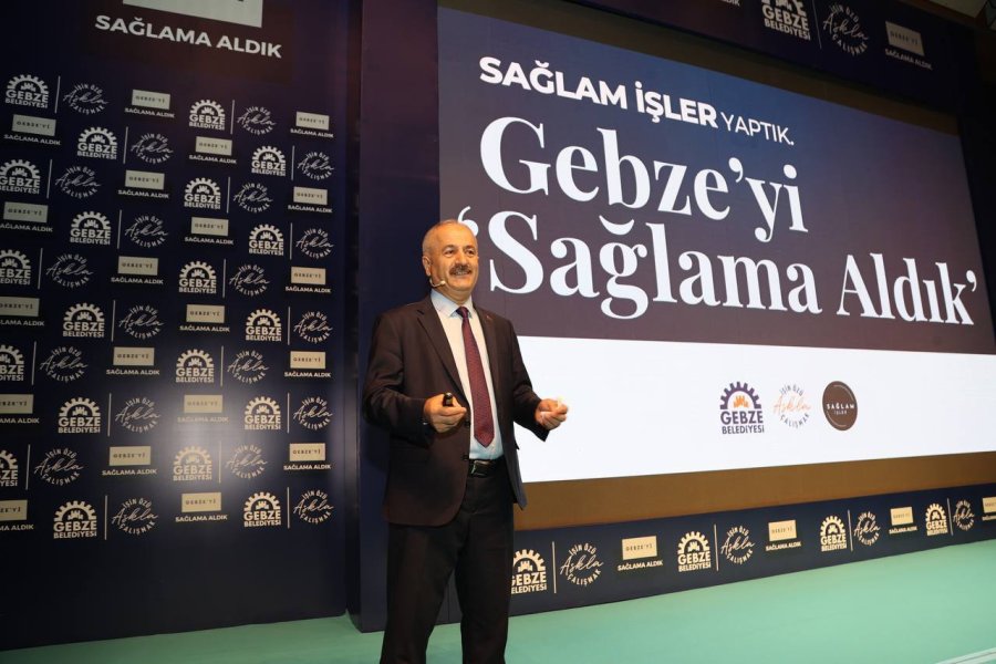 Gebze Belediyesi Hizmet ve Yatırım Dönem Toplantısında Konuşan Başkan BÜYÜKGÖZ: