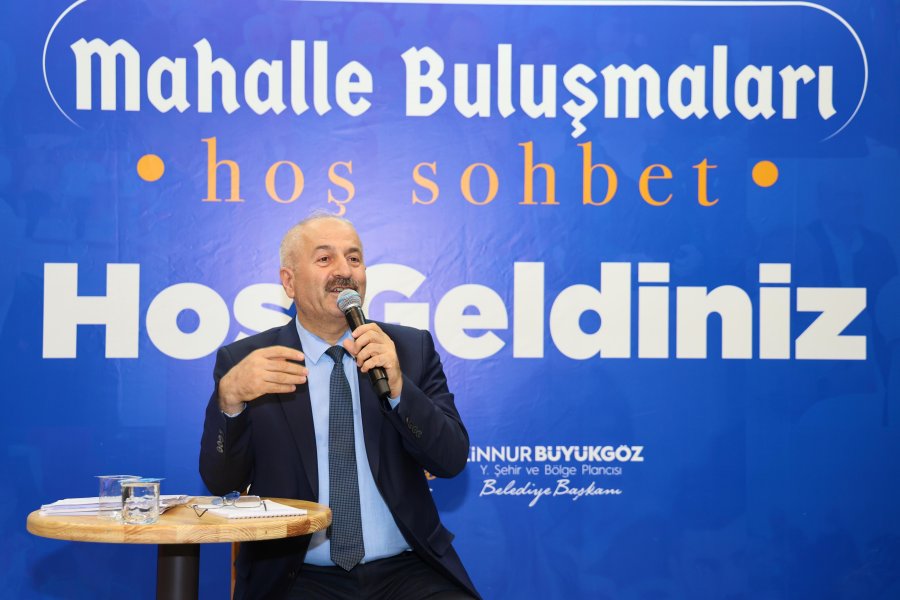 Başkan Büyükgöz, Sultanorhan Mahallesi Sakinleriyle 
