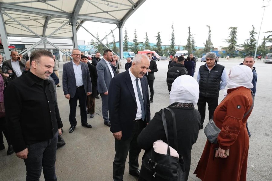 Başkan Adayı Büyükgöz Terminal Esnafına Gitti   