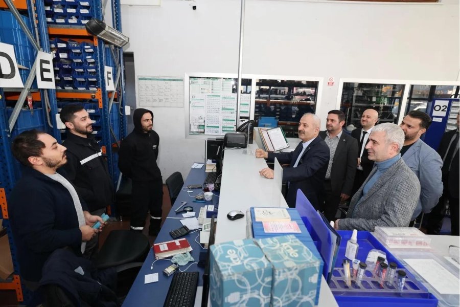 Cumhur İttifakı Başkan Adayı Büyükgöz Kocabeton Sanayi’de 