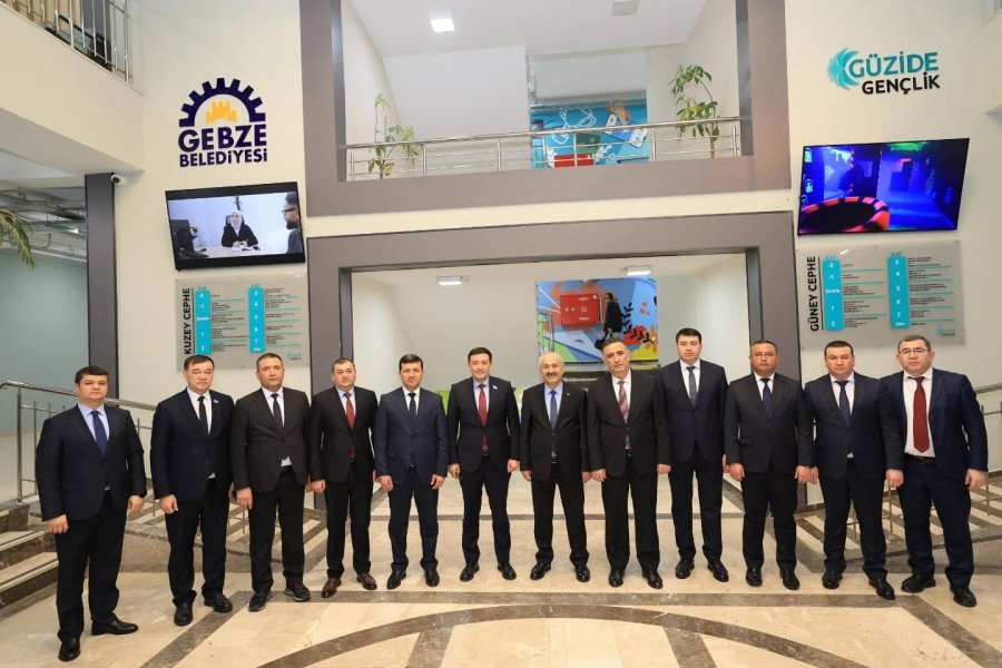Başkan Büyükgöz’e  Özbekistan’dan Konuklar