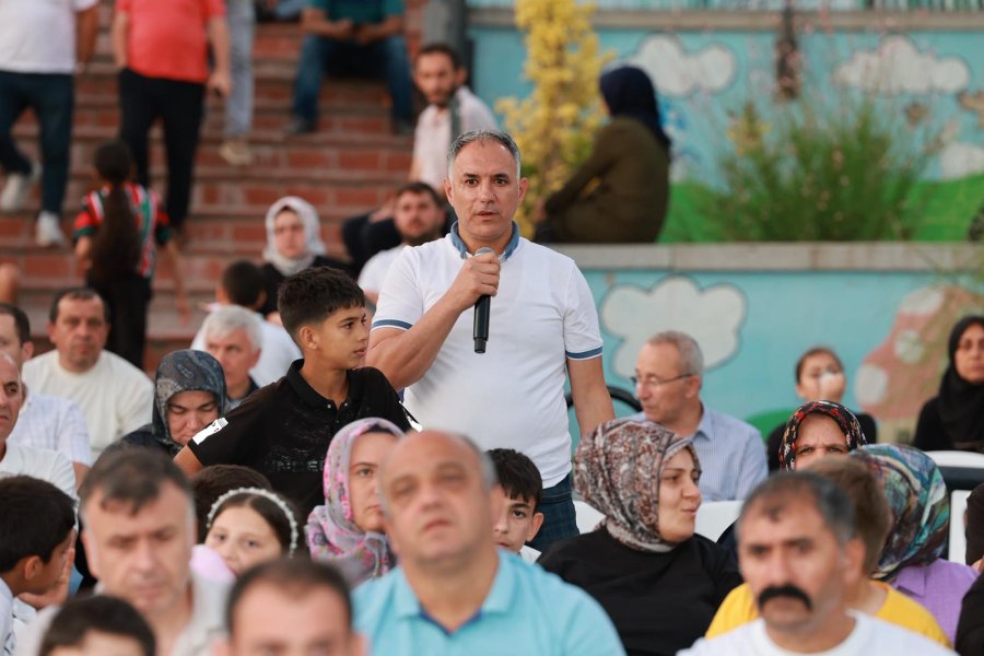 Vatandaş Soruyor, Başkan Cevaplıyor Karabağ Parkı’nda Yoğun Katılımla Gerçekleşti