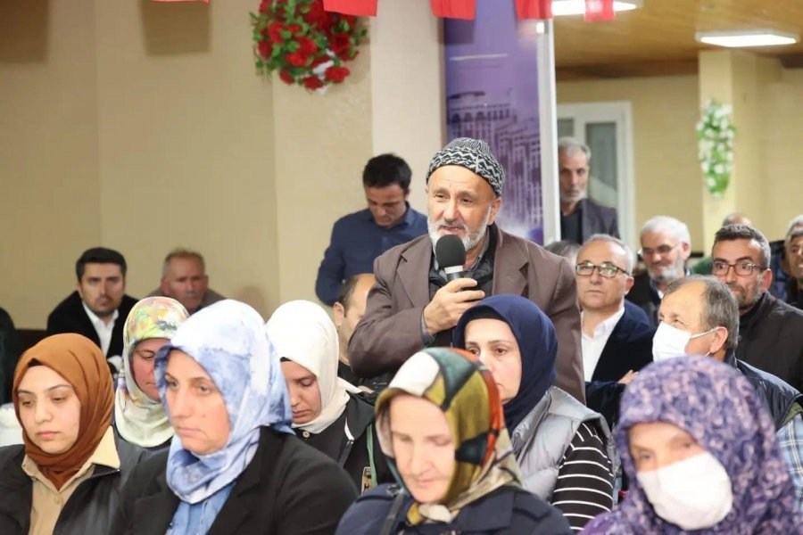 Başkan Büyükgöz Halk Meclisini Arapçeşme’de Topladı