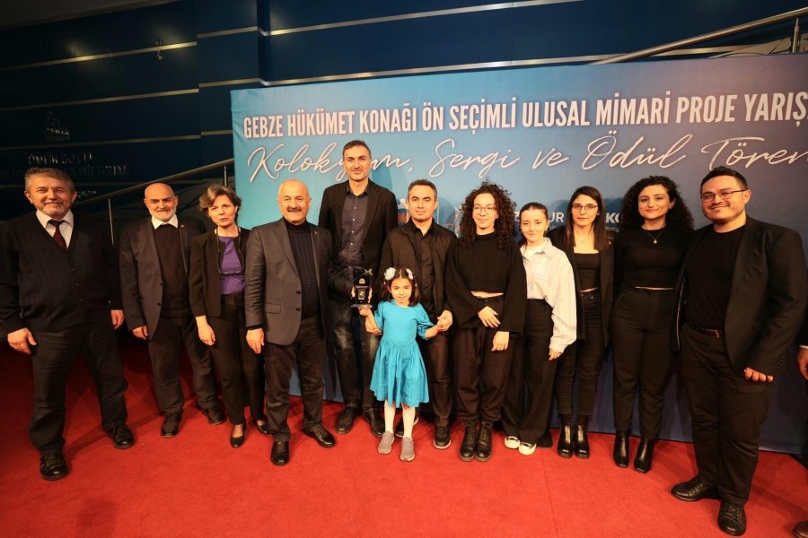 Gebze Hükümet Konağı Proje Yarışmasında Ödüller Sahiplerine Takdim Edildi