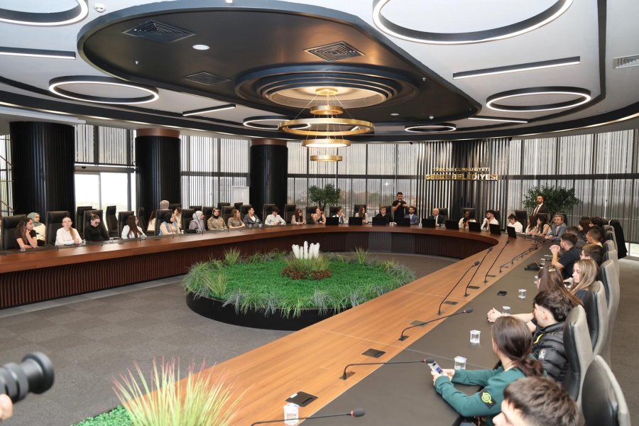 Başkan Büyükgöz Erasmus Öğrencileriyle Buluştu