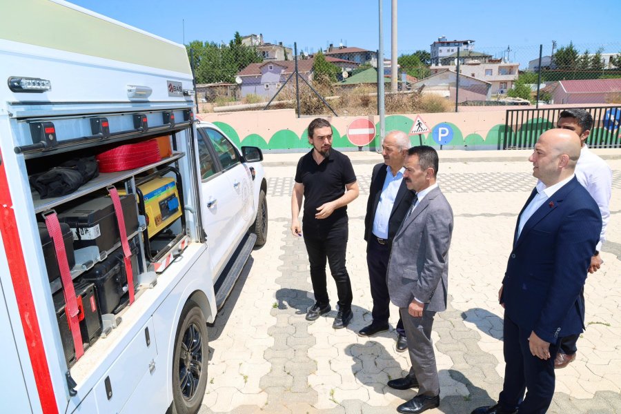 Başkan Büyükgöz Vali Aktaş’a projelerini yerinde tanıttı