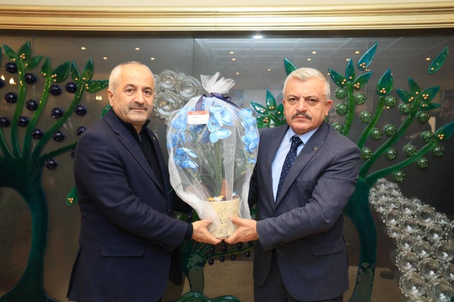 MHP İl Başkanı Batı’dan  Başkan Büyükgöz’e ziyaret