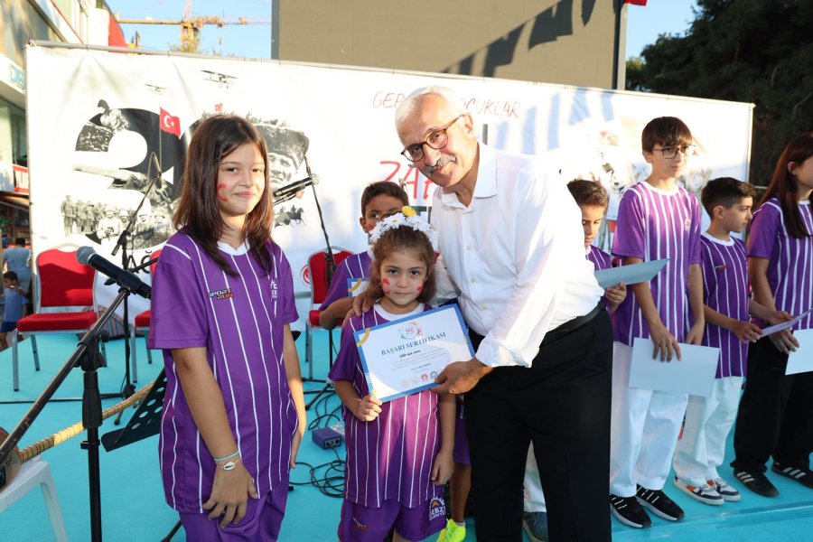 Gebze’de Yaz Spor Okulları Coşkuyla Tamamlandı