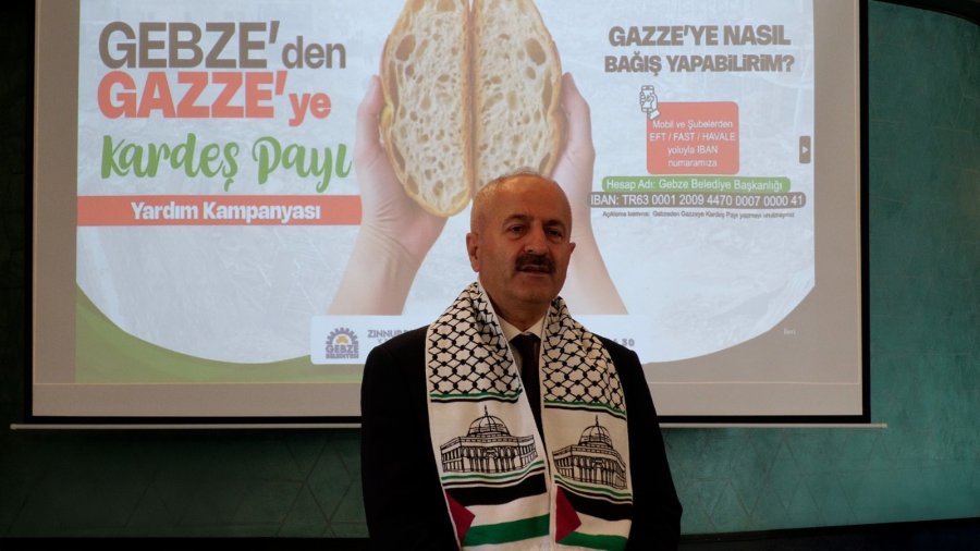Gebze Belediyesi ‘Gebze’den Gazze’ye Kardeş Payı’ Kampanyasını Başlattı