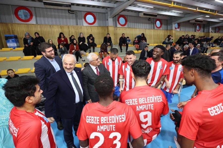 Gebze’nin gururu Ampute FK  Dostluk Maçının da Galibi