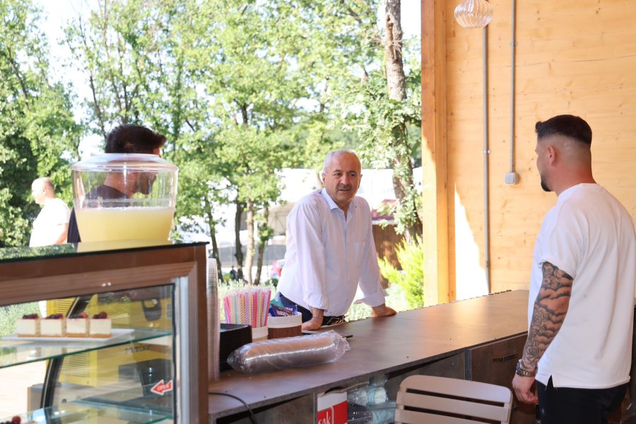 Cuma Köy Mesire Alanına “Güzide Orman Kafe” Açıldı