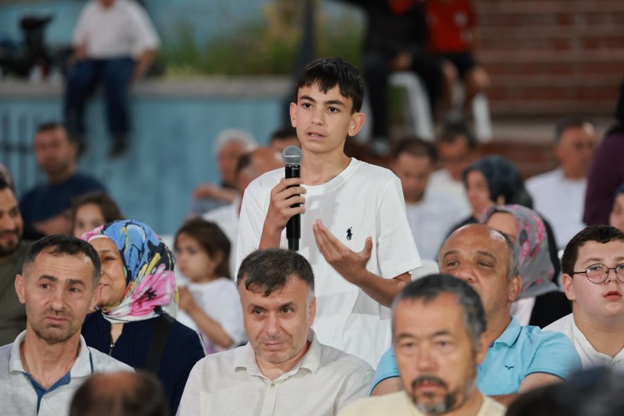 Vatandaş Soruyor, Başkan Cevaplıyor Karabağ Parkı’nda Yoğun Katılımla Gerçekleşti
