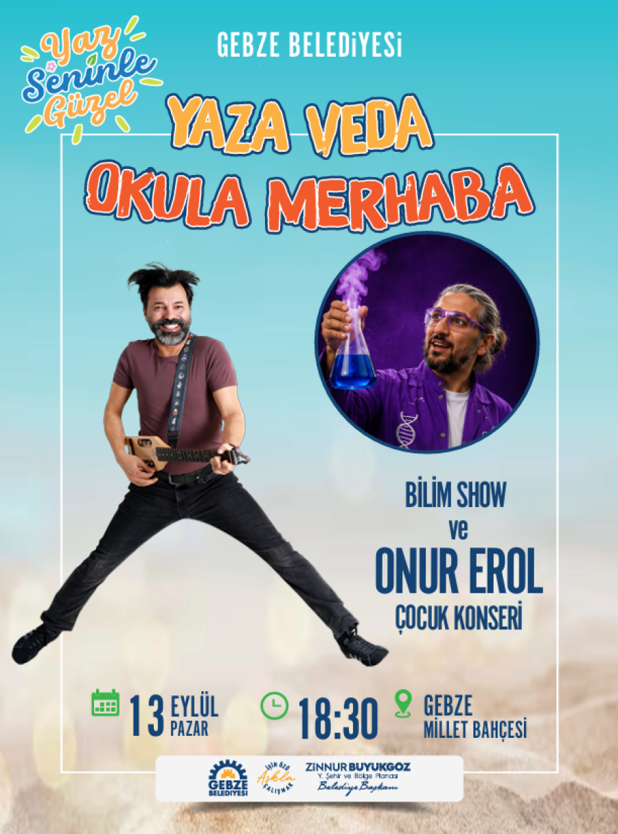 Gebze’de Yaza Müzik ve Eğlence Dolu Veda