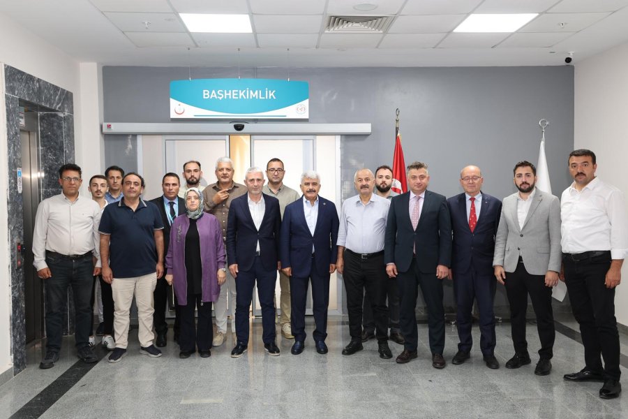 Milletvekili Hülagü ve Başkan Büyükgöz’den Sağlık Kuruluşlarına Ziyaret