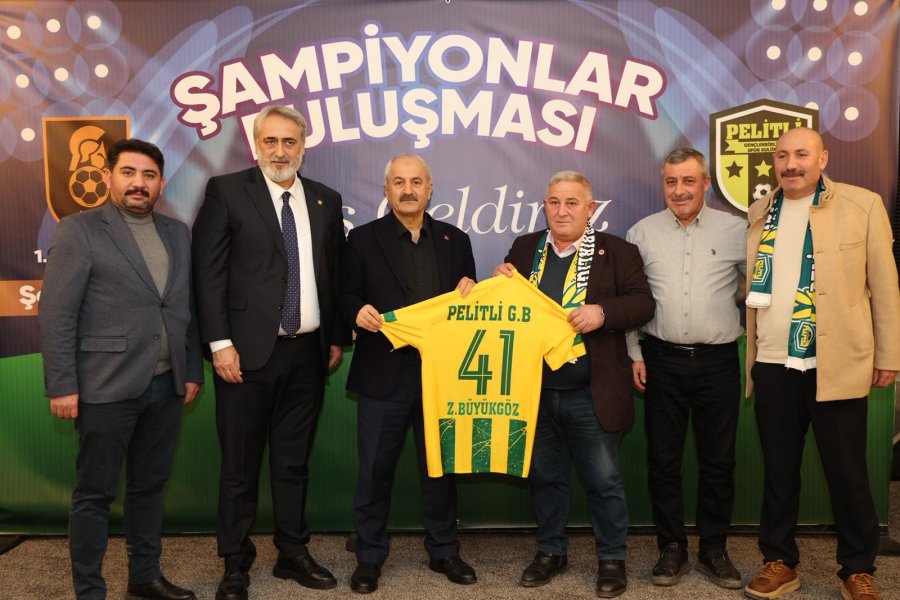 BAŞKAN BÜYÜKGÖZ ŞAMPİYONLARI AĞIRLADI