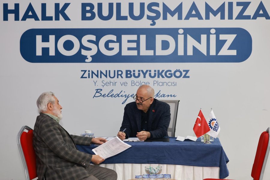 Başkan Büyükgöz Halk Buluşmasında Vatandaşlarla Bir Araya Geldi