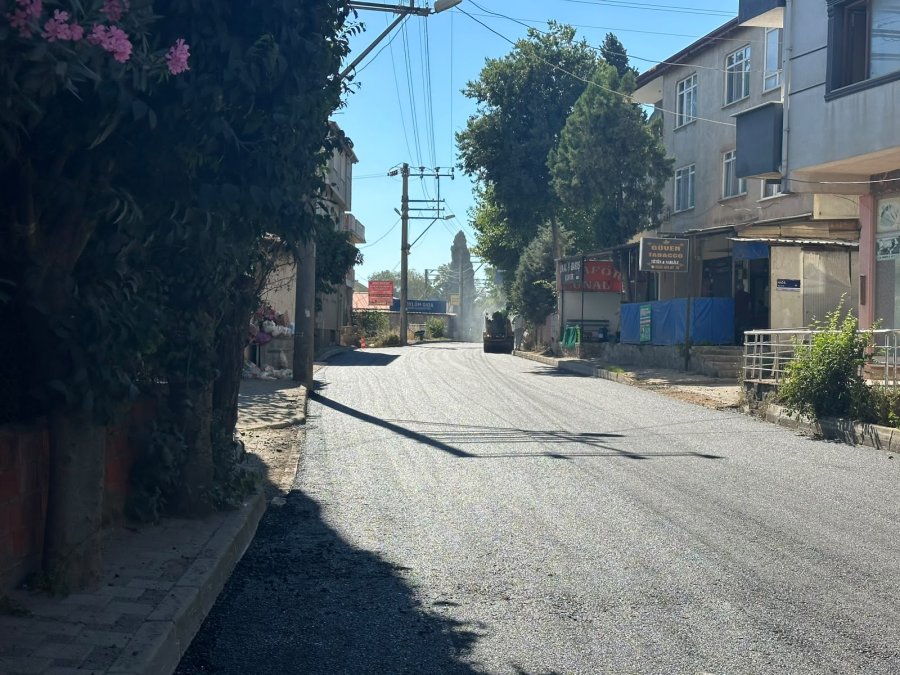Pelitli Atatürk Caddesi’nde Asfalt Çalışması Tamamlandı