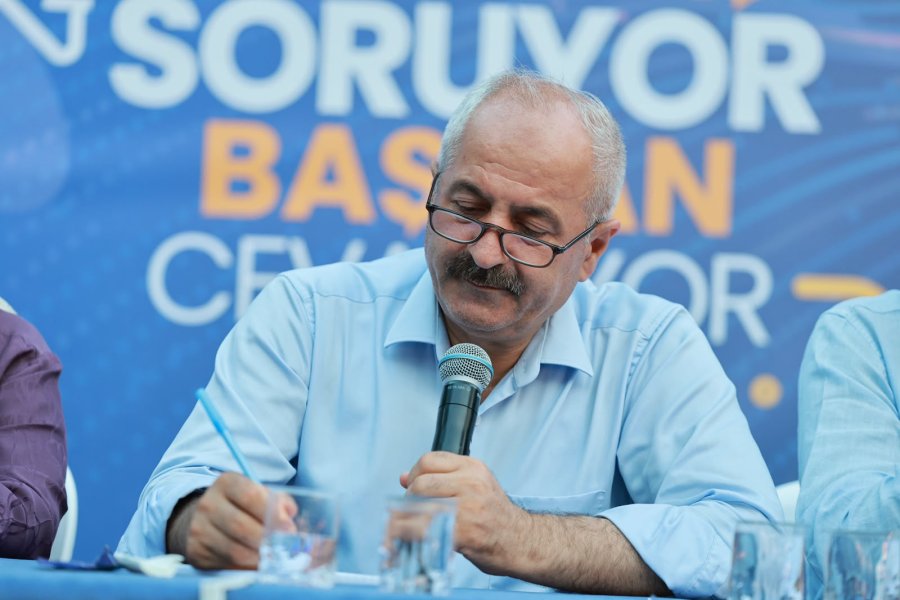 Vatandaş Soruyor, Başkan Cevaplıyor Bu Kez Çamlık Parkı'ndaydı