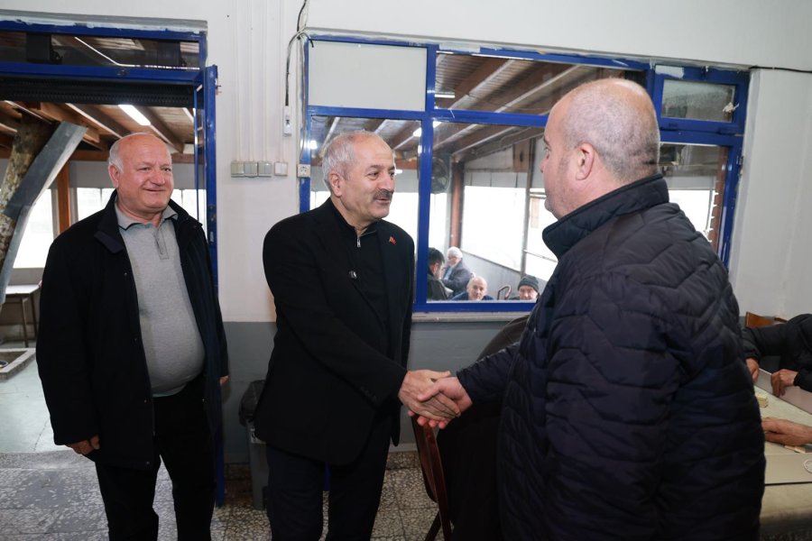 Başkan Büyükgöz Balçık Mahallesi Esnafını Ziyaret Etti