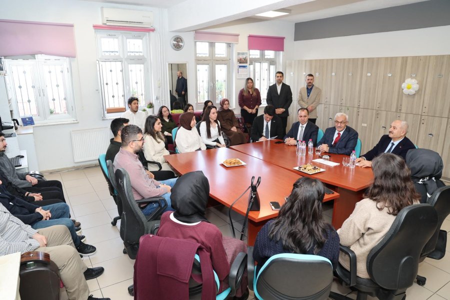 BAŞKAN BÜYÜKGÖZDEN OKULLARA ZİYARET