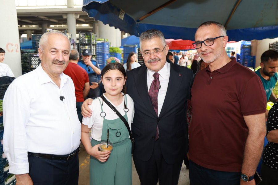 Mevlana Kapalı Pazar Yeri’nde Esnaf ve Vatandaşla Gönül Buluşması