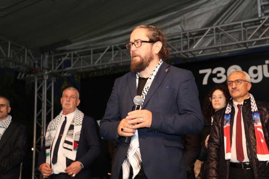 Gebze’de Binlerce Vicdan Gazze İçin Sokaklarda Buluştu