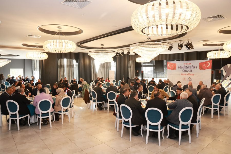 Gebze’de Muhtarlar Günü Buluşması