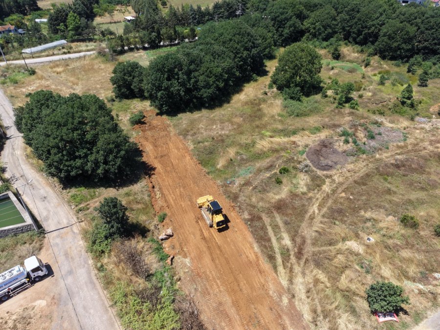 Başkan Büyükgöz İmar Yolu Çalışmalarını Yerinde İnceledi