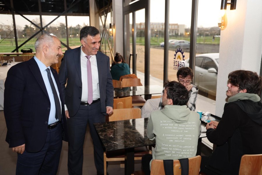 BAŞKAN BÜYÜKGÖZ’DEN GÜZİDE KAMPÜS ZİYARETİ