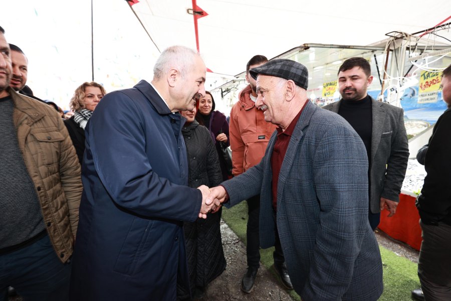 Başkan Adayı Büyükgöz her yerde 