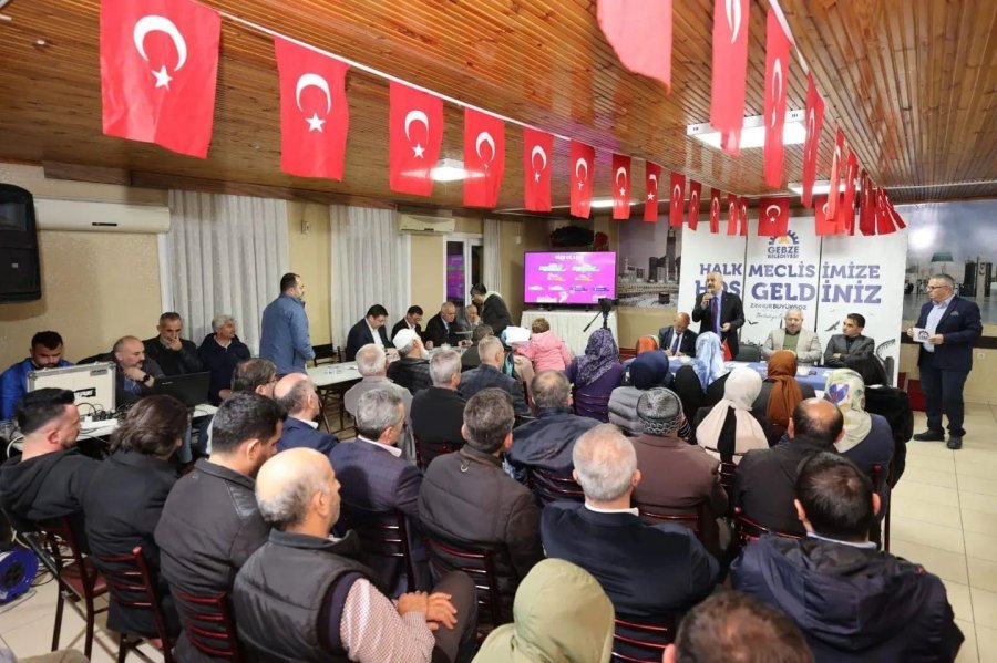 Başkan Büyükgöz Halk Meclisini Arapçeşme’de Topladı