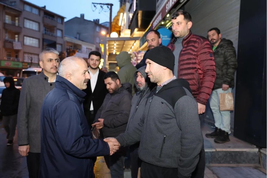 Başkan Adayı Büyükgöz, hemşerilerini işe uğurladı