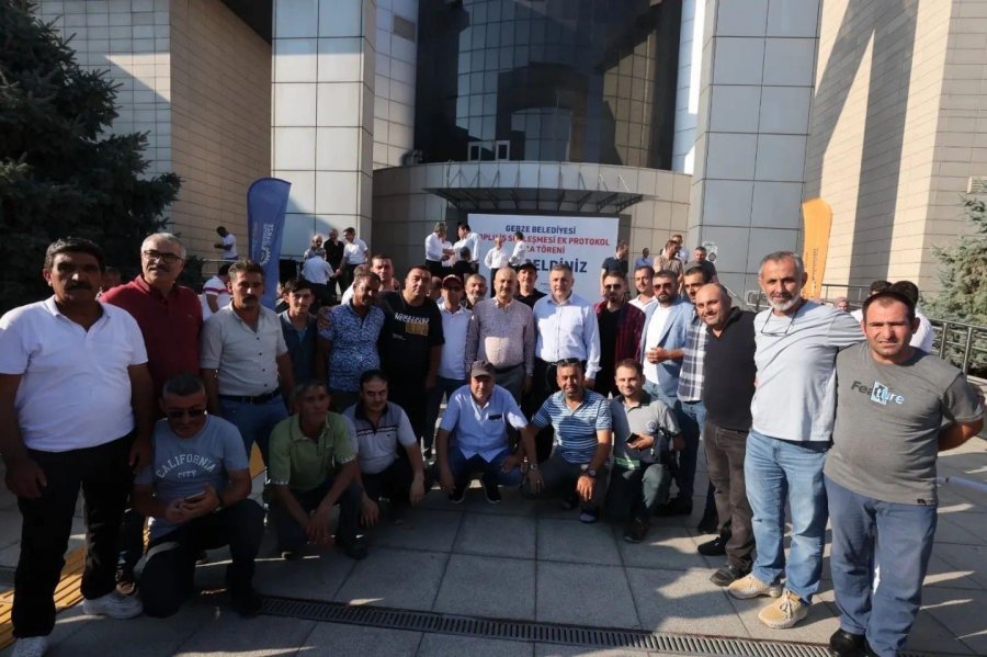 Gebze’de Ek Zam Protokolü İmzalandı