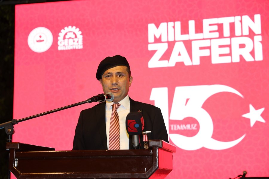 Gebze’de 15 Temmuz Coşkusu