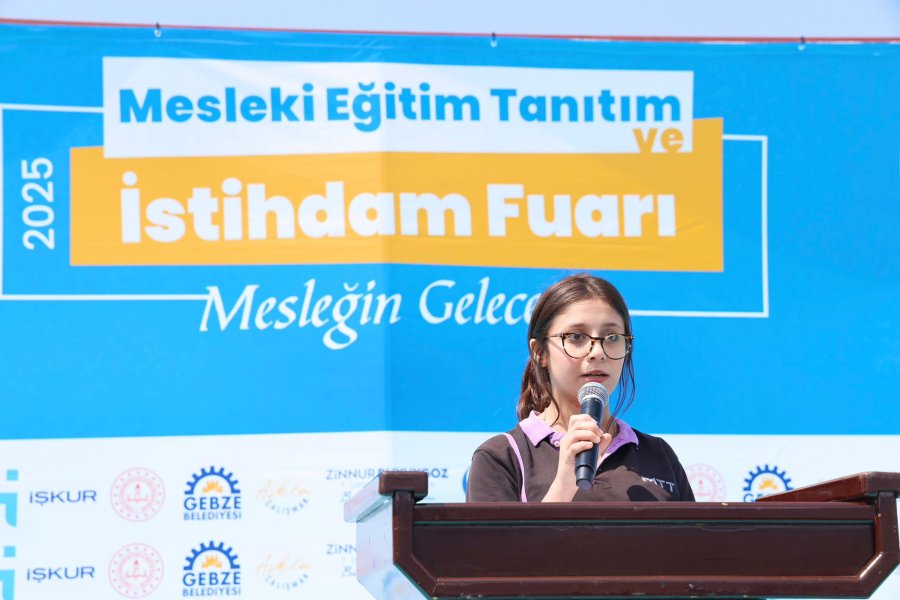 Gebze’de Mesleki Eğitim Tanıtım ve İstihdam Fuarı Açıldı