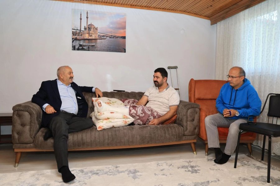 Başkan Büyükgöz’den moral ziyaretleri