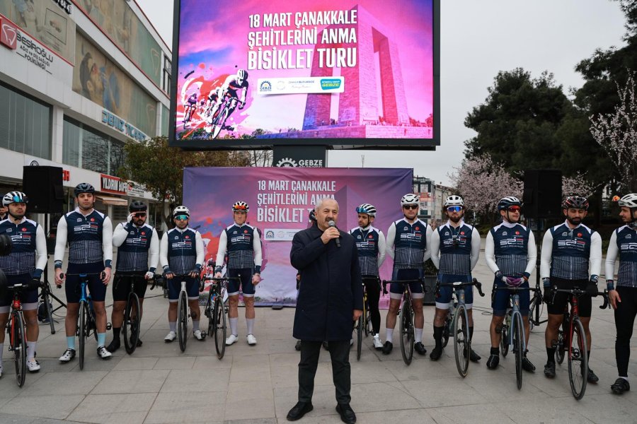 GEBZE BELEDİYESİ’NİN DÜZENLEDİĞİ 450 KMLİK VEFA YOLCULUĞU